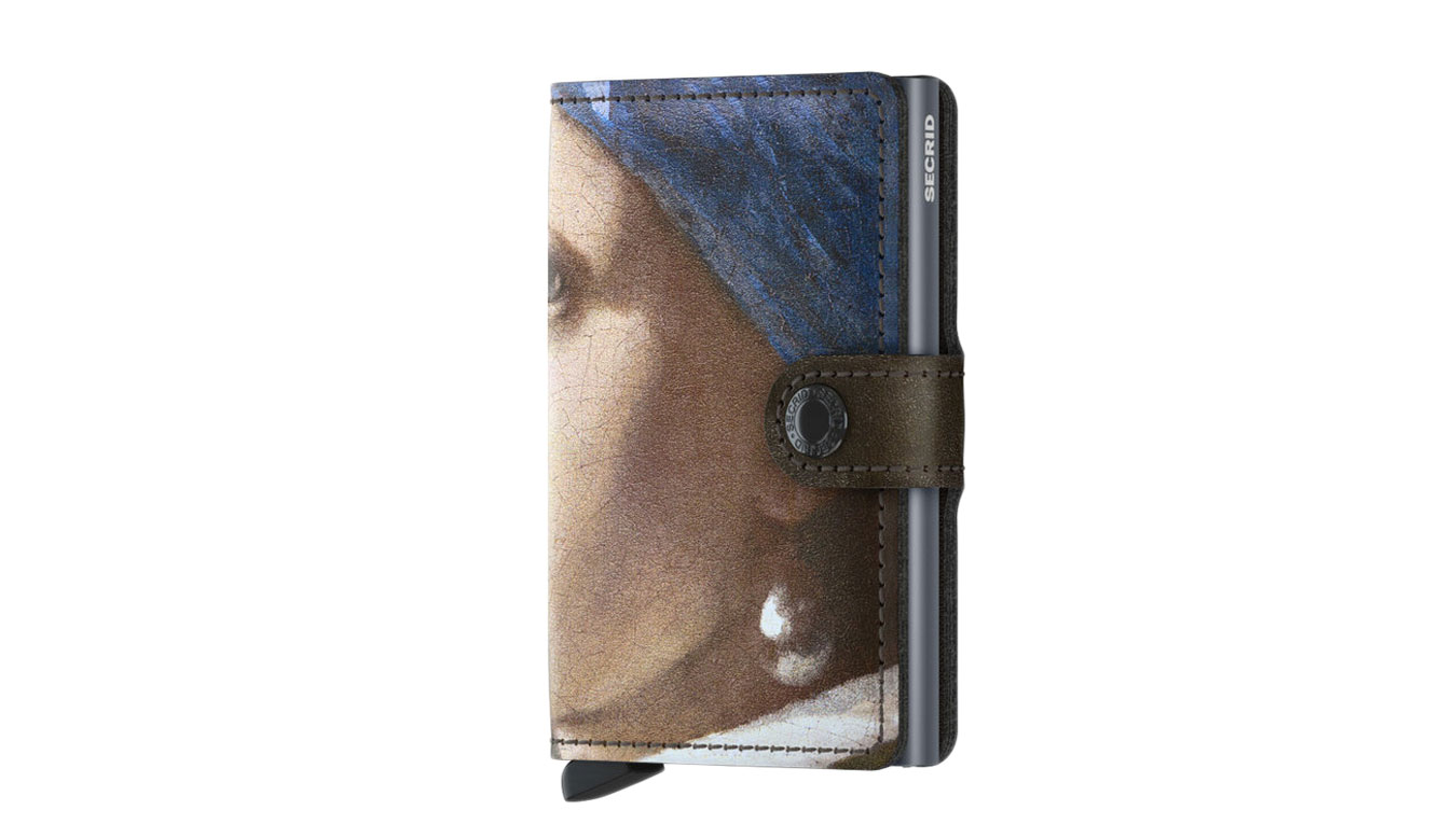 Secrid Miniwallet x Art Mauritshuis Goldfinch - Unisex - Doplněk Secrid - Hnědé - MAr-Pearl - Velikost: UNI