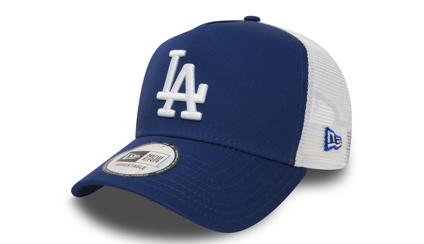 New Era LA Dodgers Clean Blue A-Frame Trucker Cap - Unisex - Čepice New Era - Modré - 11405497 - Velikost: UNI