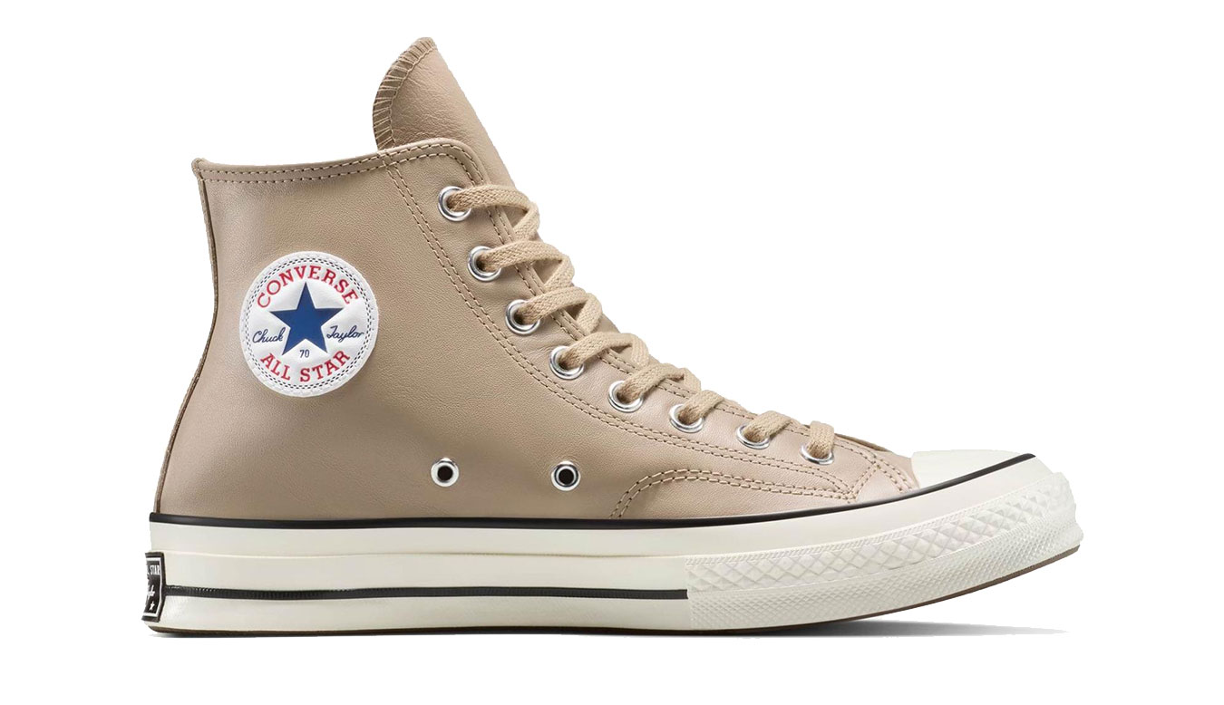 Converse Chuck 70 Leather - Dámské - Tenisky Converse - Hnědé - A14650C - Velikost: 37.5