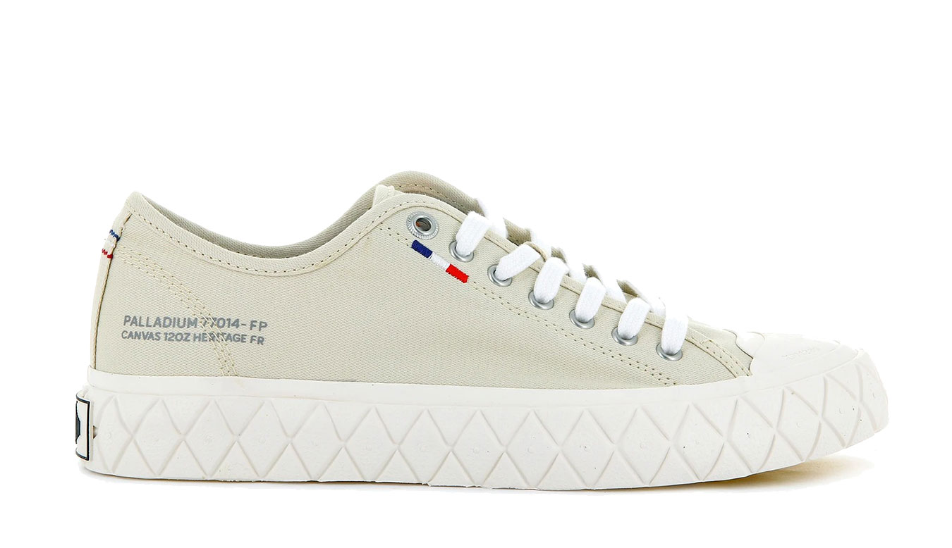 Palladium Ace Canvas Sahara - Dámské - Tenisky Palladium - Hnědé - 77014-217-M - Velikost: 45