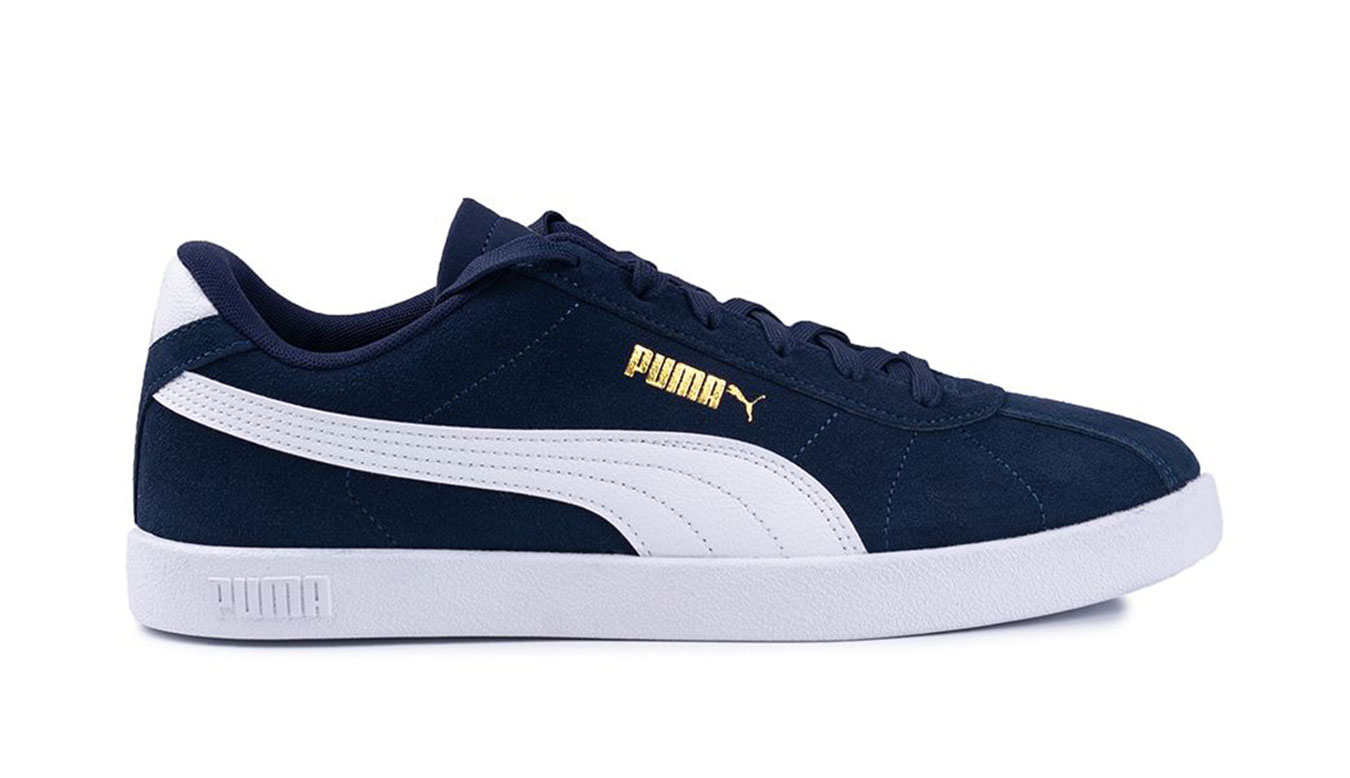 Puma Club II Navi White - Pánské - Tenisky Puma - Modré - 397444-04 - Velikost: 44.5