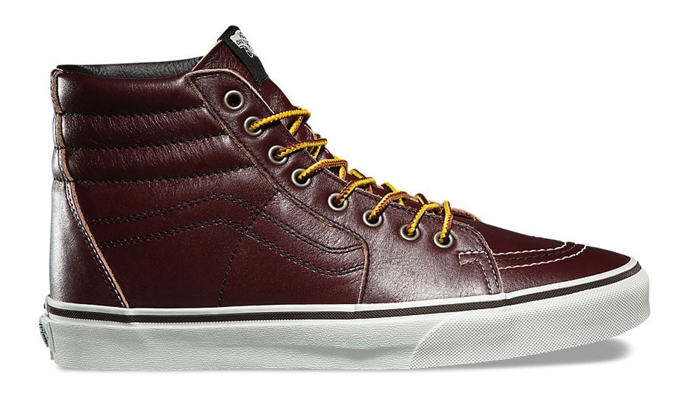 Vans SK8-Hi Ground Breakers Rum Raisin - Unisex - Tenisky Vans - Hnědé - VA38GEOE5 - Velikost: 36