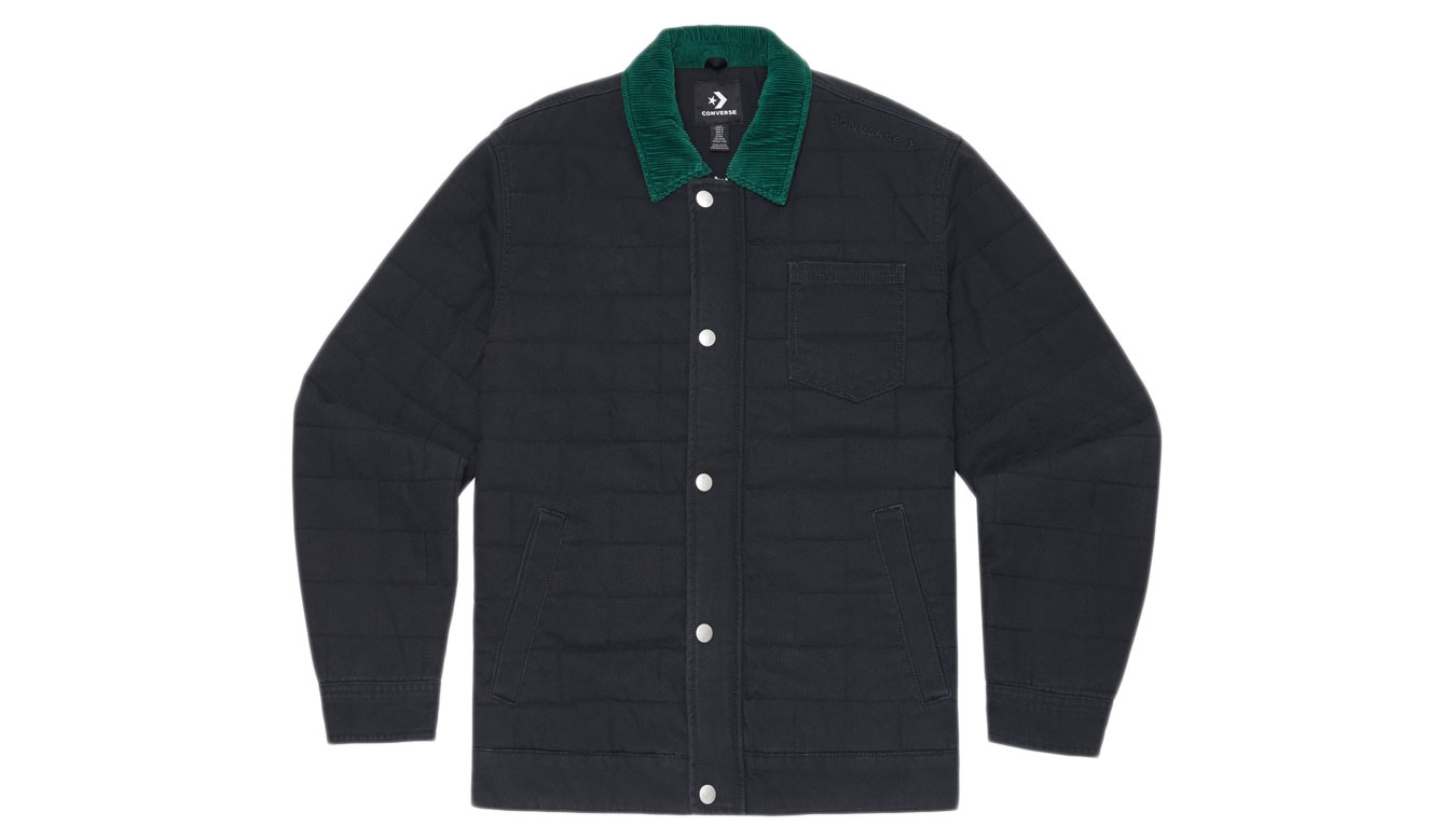 Converse Transitional Padded Layering Jacket - Pánské - Bunda Converse - Černé - 10019460-A02 - Velikost: L