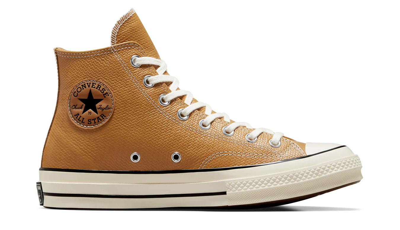 Converse Chuck 70 Leather - Pánské - Tenisky Converse - Hnědé - A04580C - Velikost: 39.5