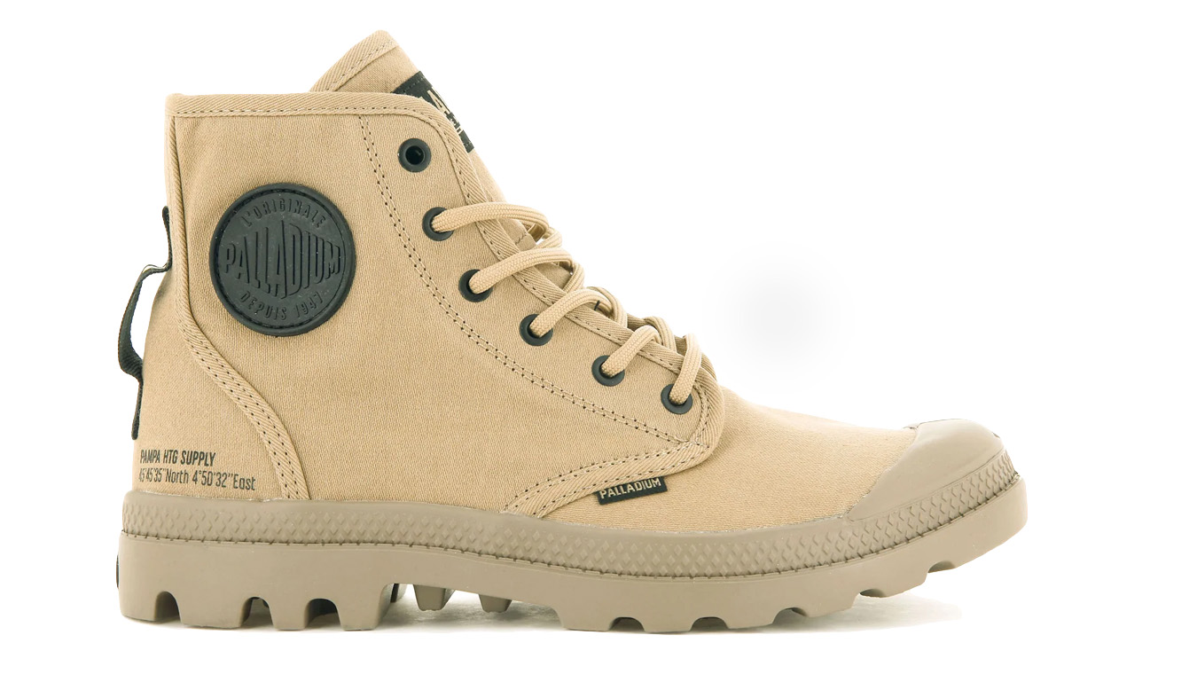 Palladium Pampa Hi HTG Supply - Pánské - Tenisky Palladium - Hnědé - 77356-227-M - Velikost: 37