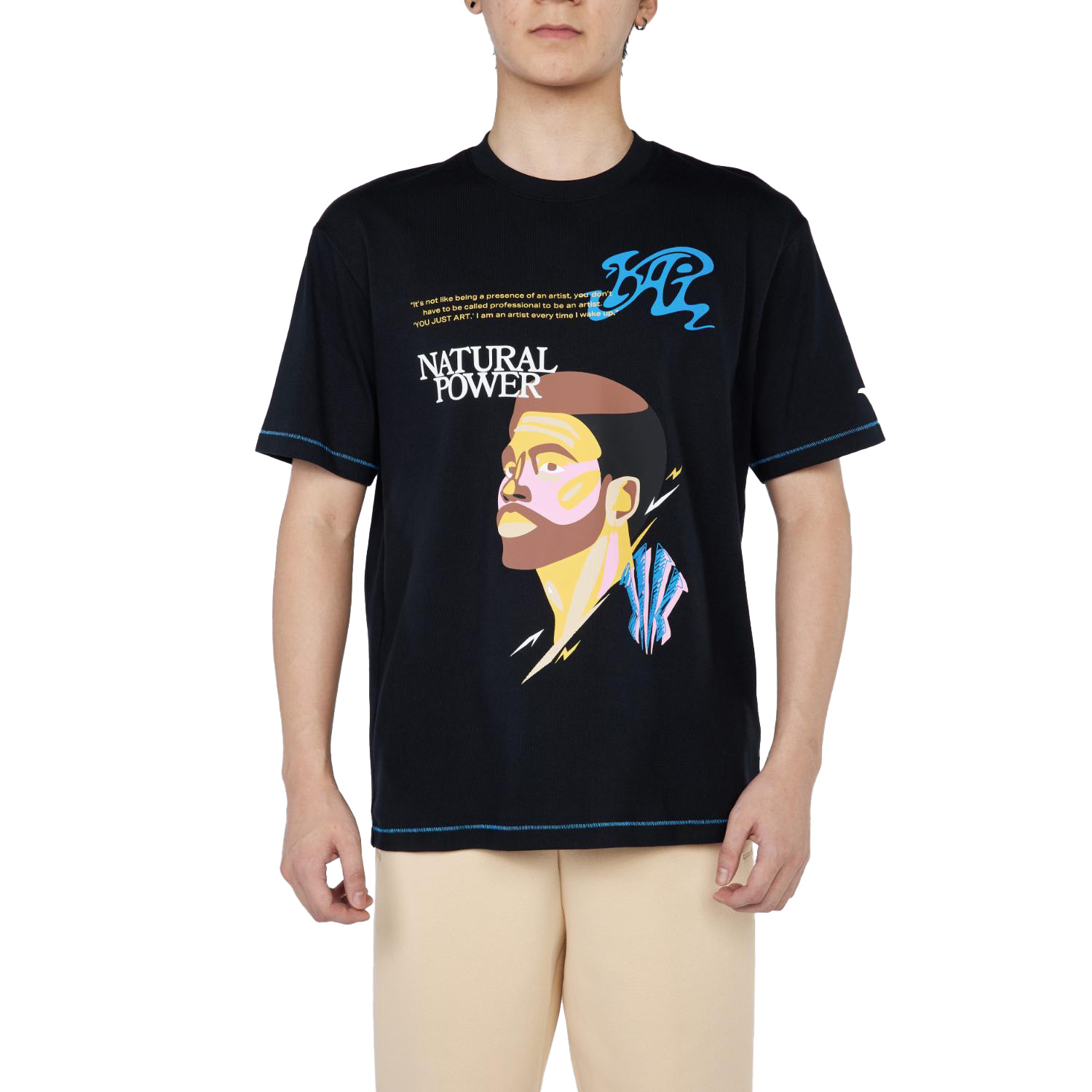 Levně Anta KAI Tee Black - Pánské - Triko Anta - Černé - 872521116-4