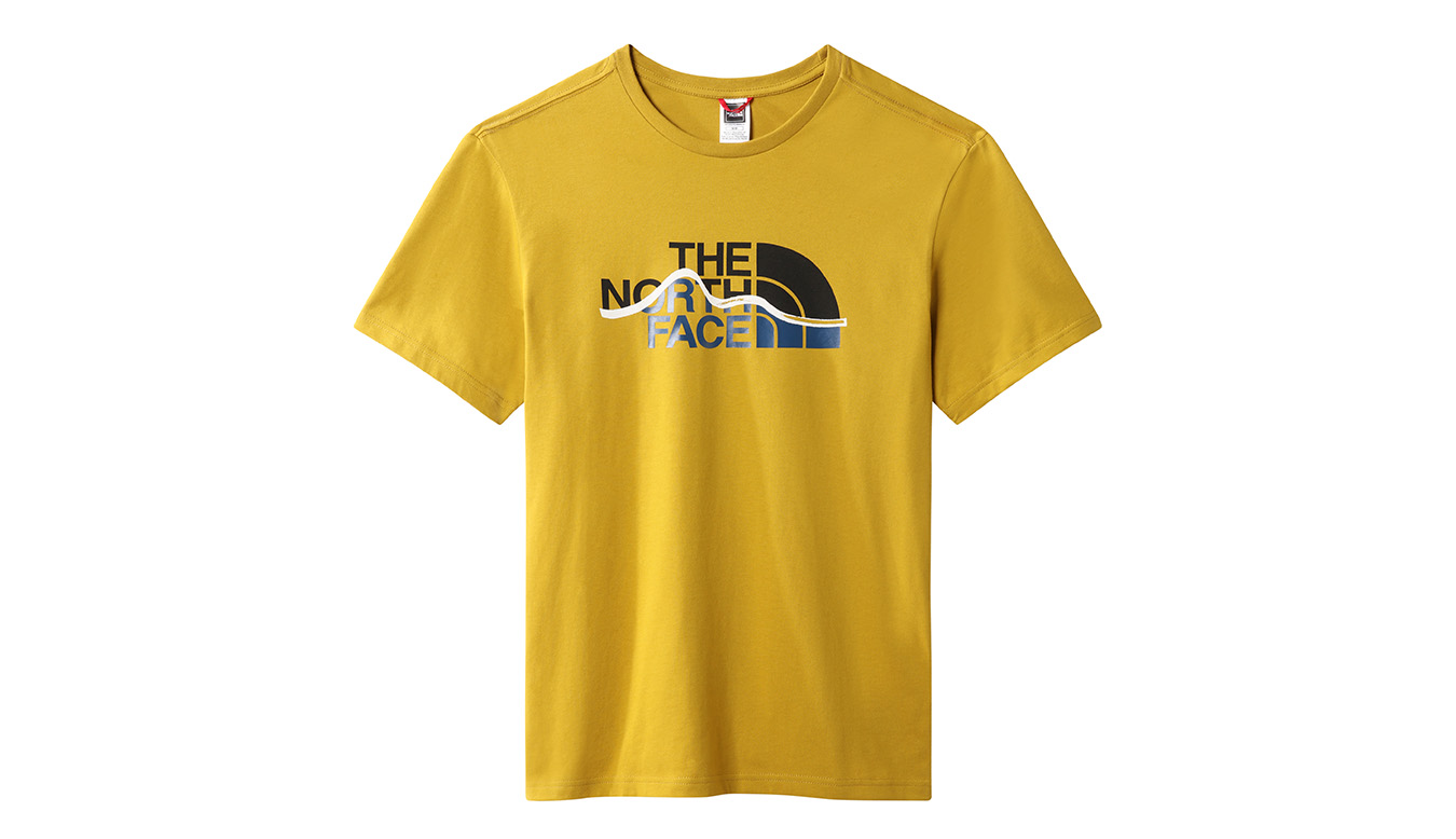The North Face M Mountain Line T-shirt - Pánské - Triko The North Face - Žluté - NF0A7X1N76S