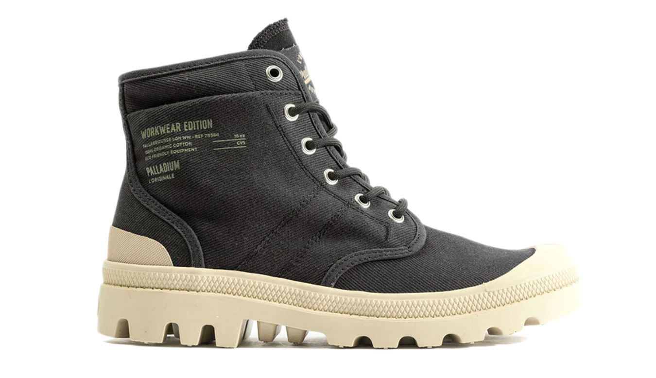 Palladium Pallabrousse Workwear - Pánské - Tenisky Palladium - Černé - 78564-008-M - Velikost: 39.5