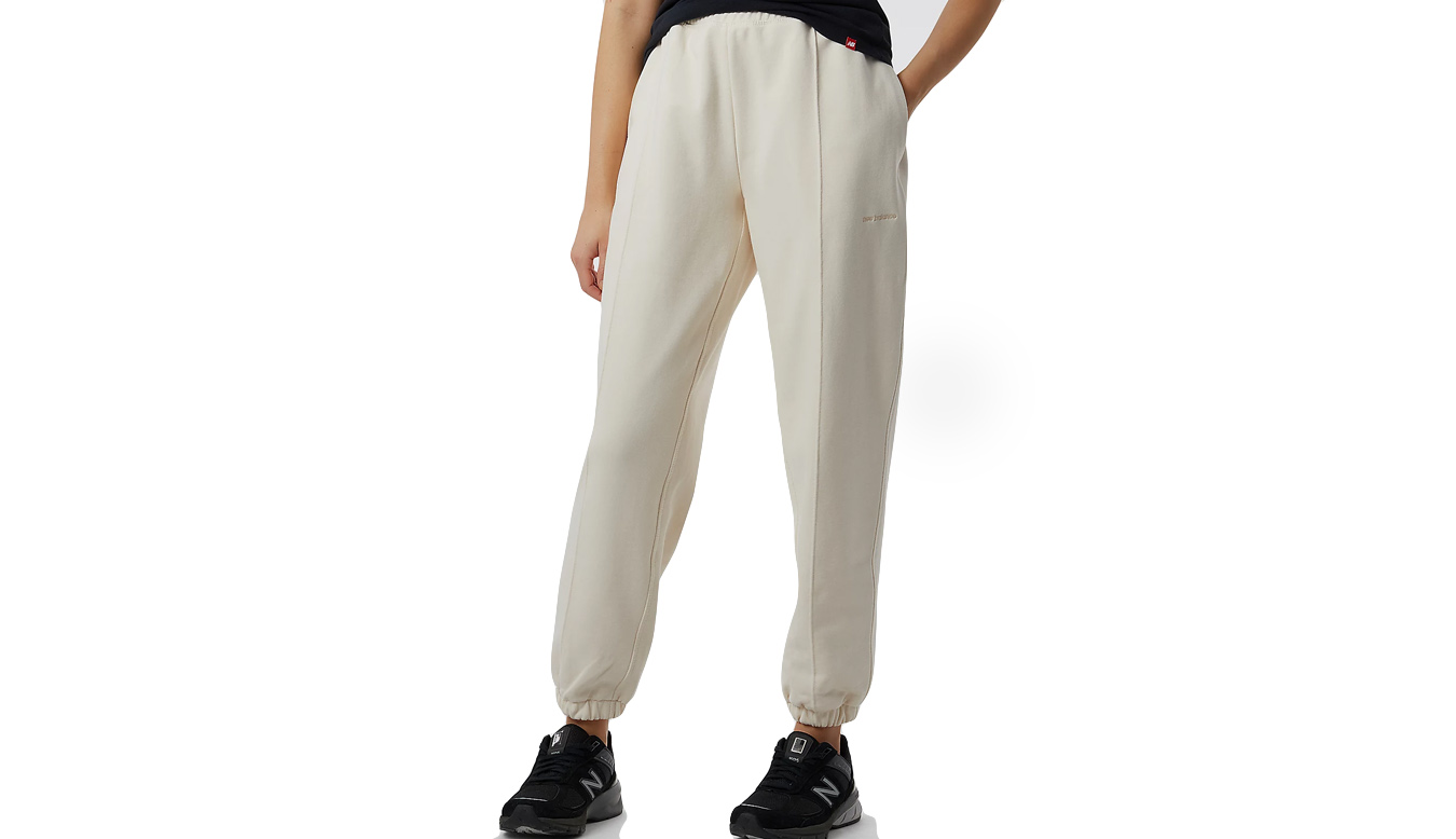 New Balance Athletics Nature State French Terry Sweatpant - Dámské - Kalhoty New Balance - Hnědé - WP23553GIE - Velikost: L