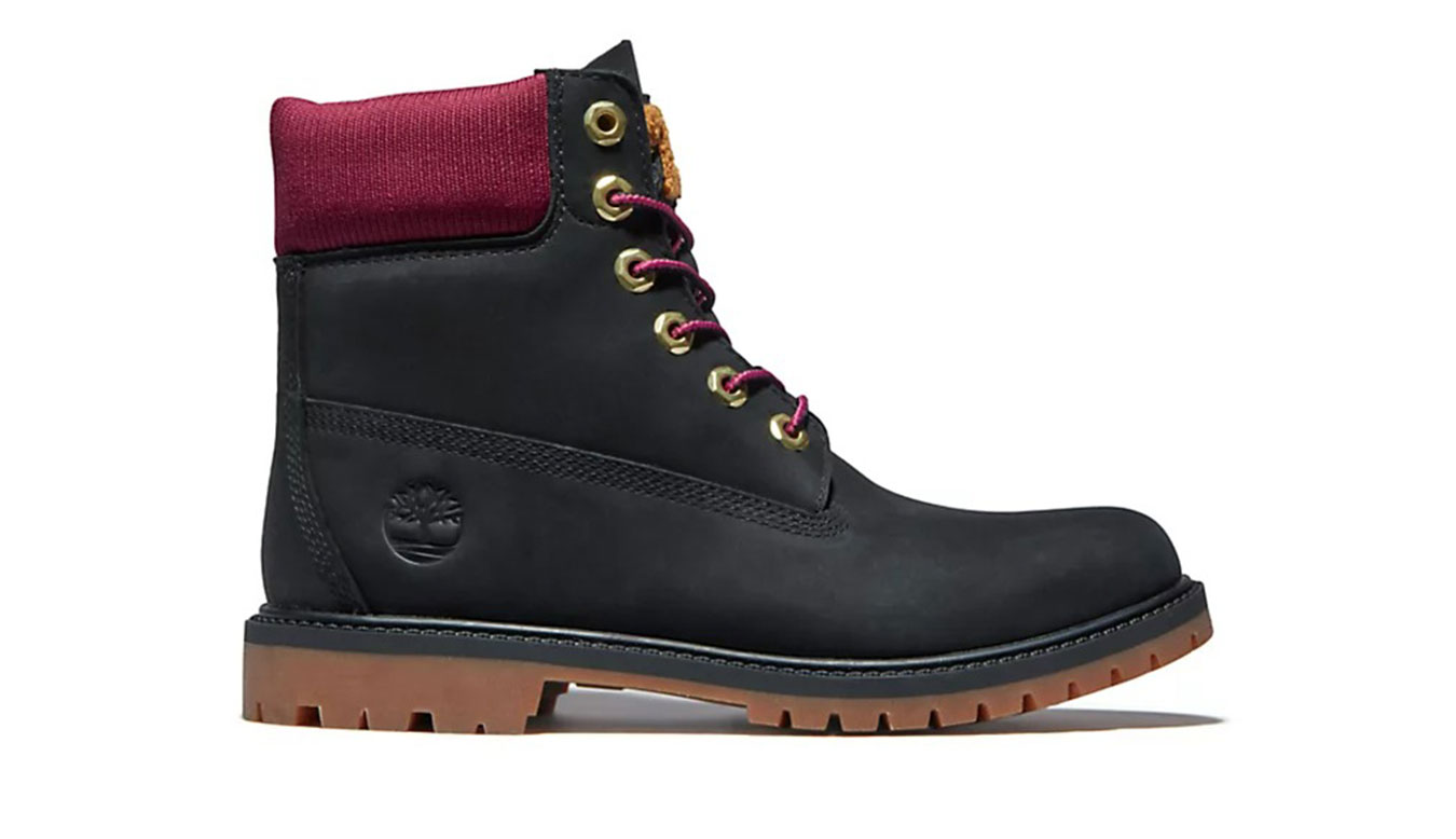 Timberland Heritage 6 WMN Black Pink - Dámské - Tenisky Timberland - Černé - A44KX-001 - Velikost: 39.5