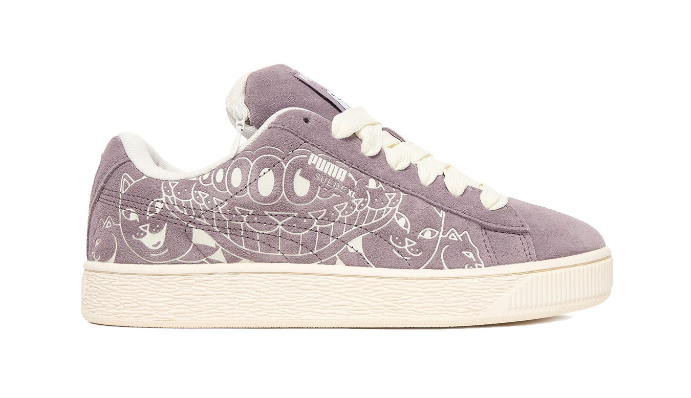 Puma Suede XL RIPNDIP - Unisex - Tenisky Puma - Růžové - 403651-01 - Velikost: 38.5