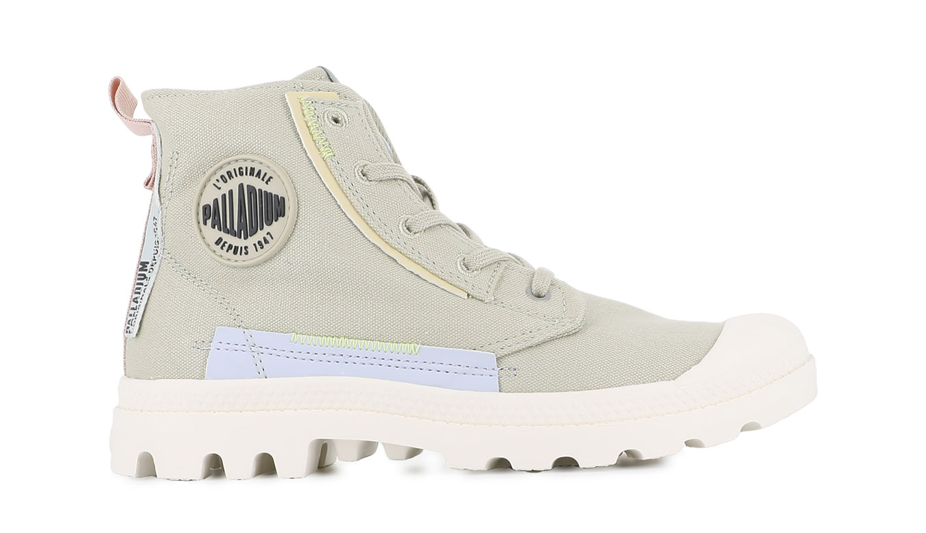 Palladium Pampa Underlayer 4.5 - Dámské - Tenisky Palladium - Zelené - 99183-379-M - Velikost: 40