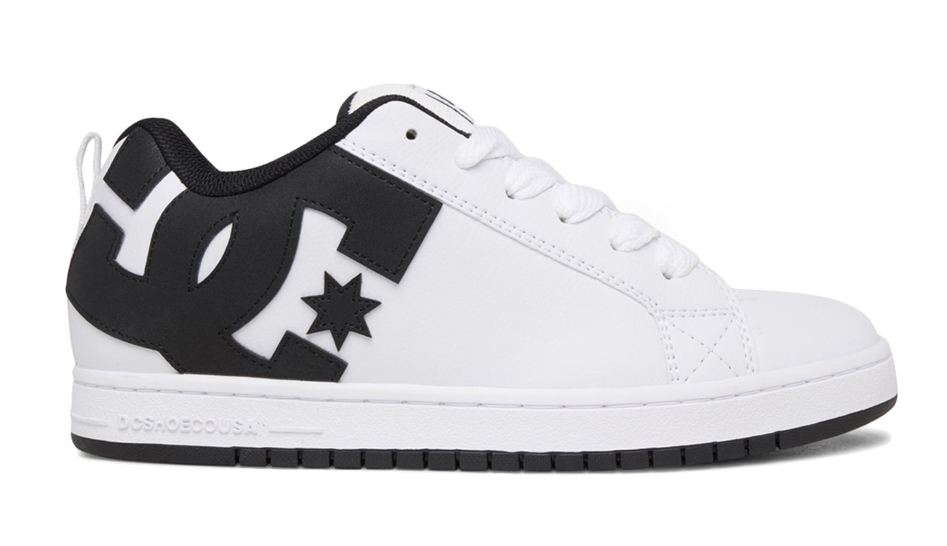 Levně DC Shoes Court Graffik White - Pánské - Tenisky DC Shoes - Bílé - 300529-WLK