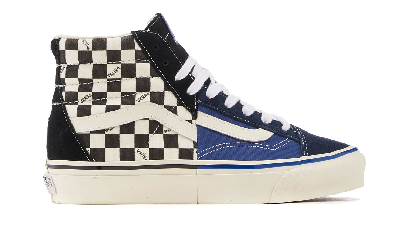 Vans Clash The Wall LX Suede/Canvas Black - Pánské - Tenisky Vans - Černé - VN000CNKBKC - Velikost: 42.5