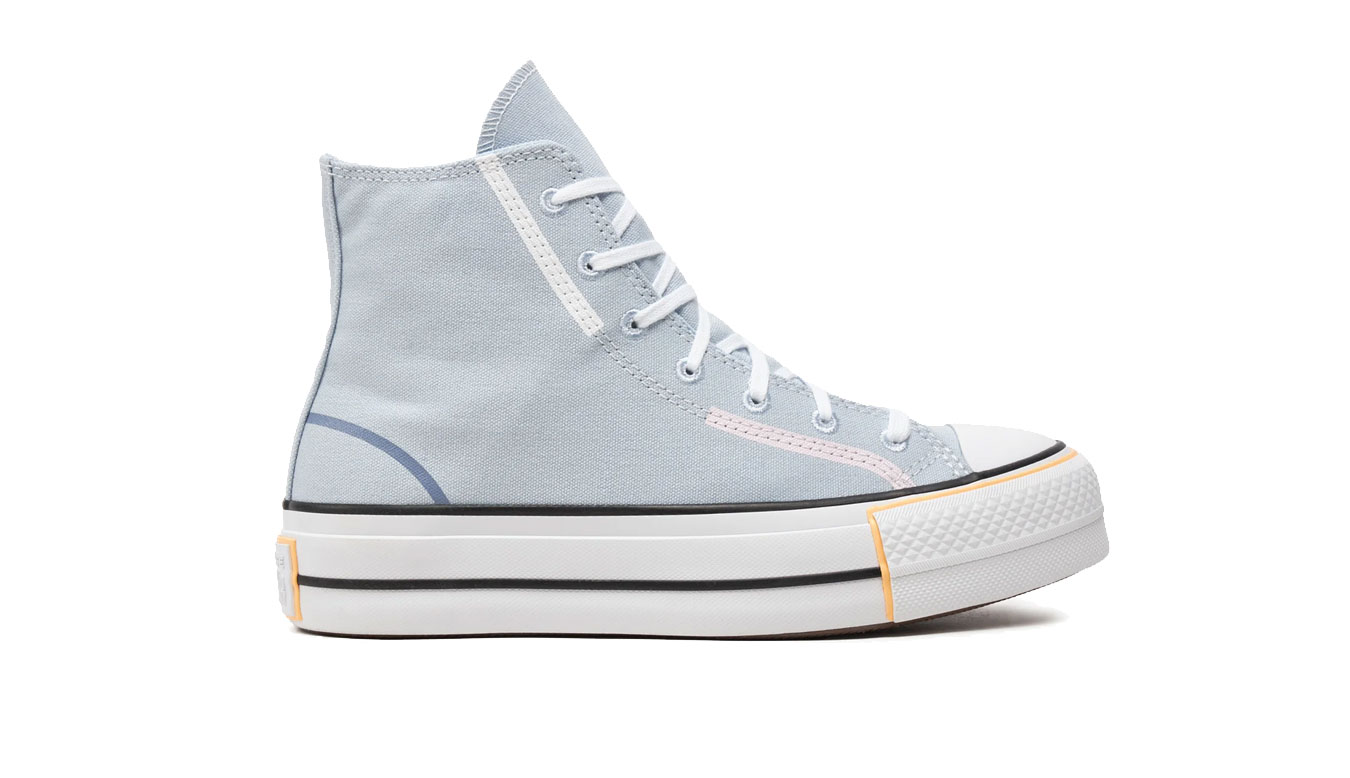 Converse Chuck Taylor All Star Lift Platform Color Pop - Dámské - Tenisky Converse - Modré - A07596C - Velikost: 39