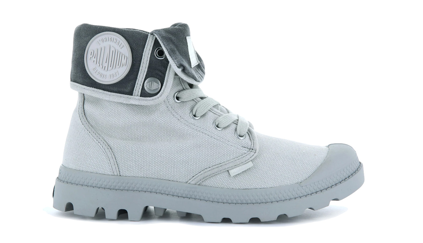 Palladium Boots US Baggy Matel W - Dámské - Tenisky Palladium - Šedé - 92353-095-M - Velikost: 37