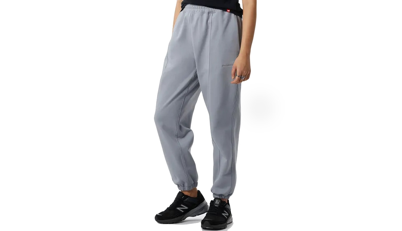 New Balance Athletics Nature State French Terry Sweatpant - Dámské - Kalhoty New Balance - Šedé - WP23553SEL - Velikost: XL