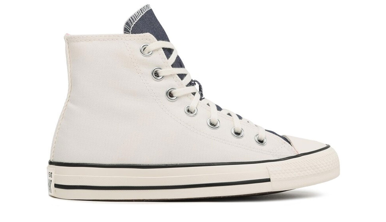 Levně Converse CTAS HI Egret/Navy - Dámské - Tenisky Converse - Hnědé - A02881C