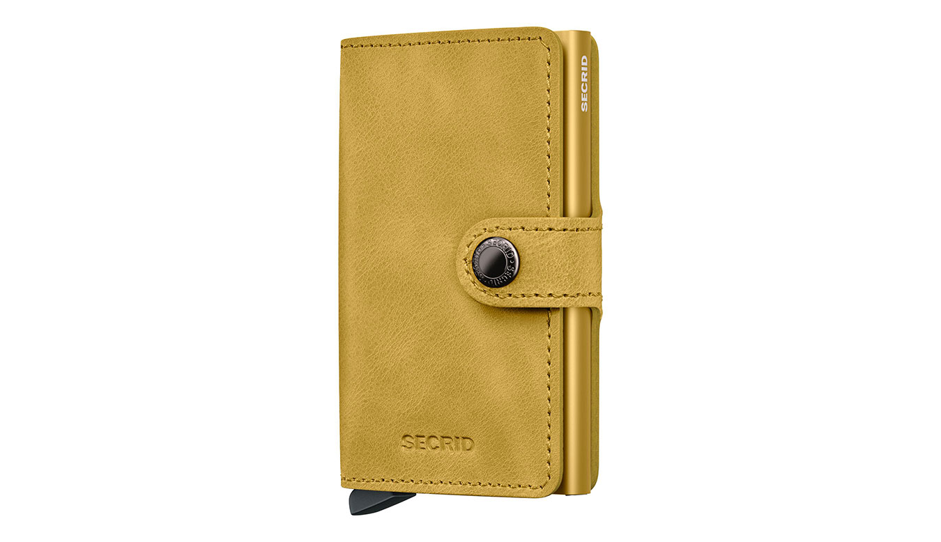 Secrid Miniwallet Vintage Yellow - Unisex - Doplněk Secrid - Žluté - MV-Yellow - Velikost: UNI