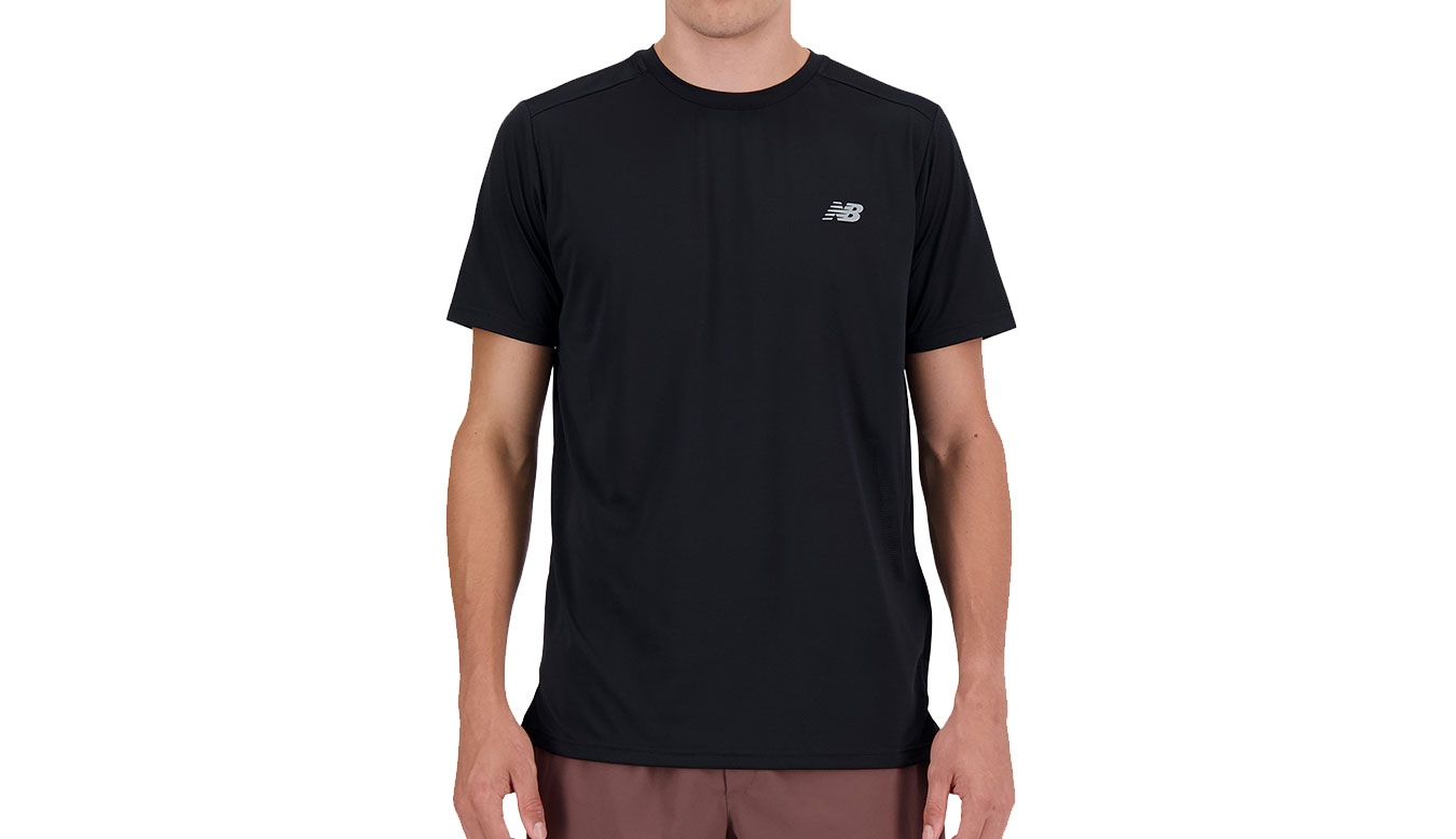 Levně New Balance Sport Essentials T-Shirt MT41222BK S - Pánské - Triko New Balance - Černé - MT41222BK