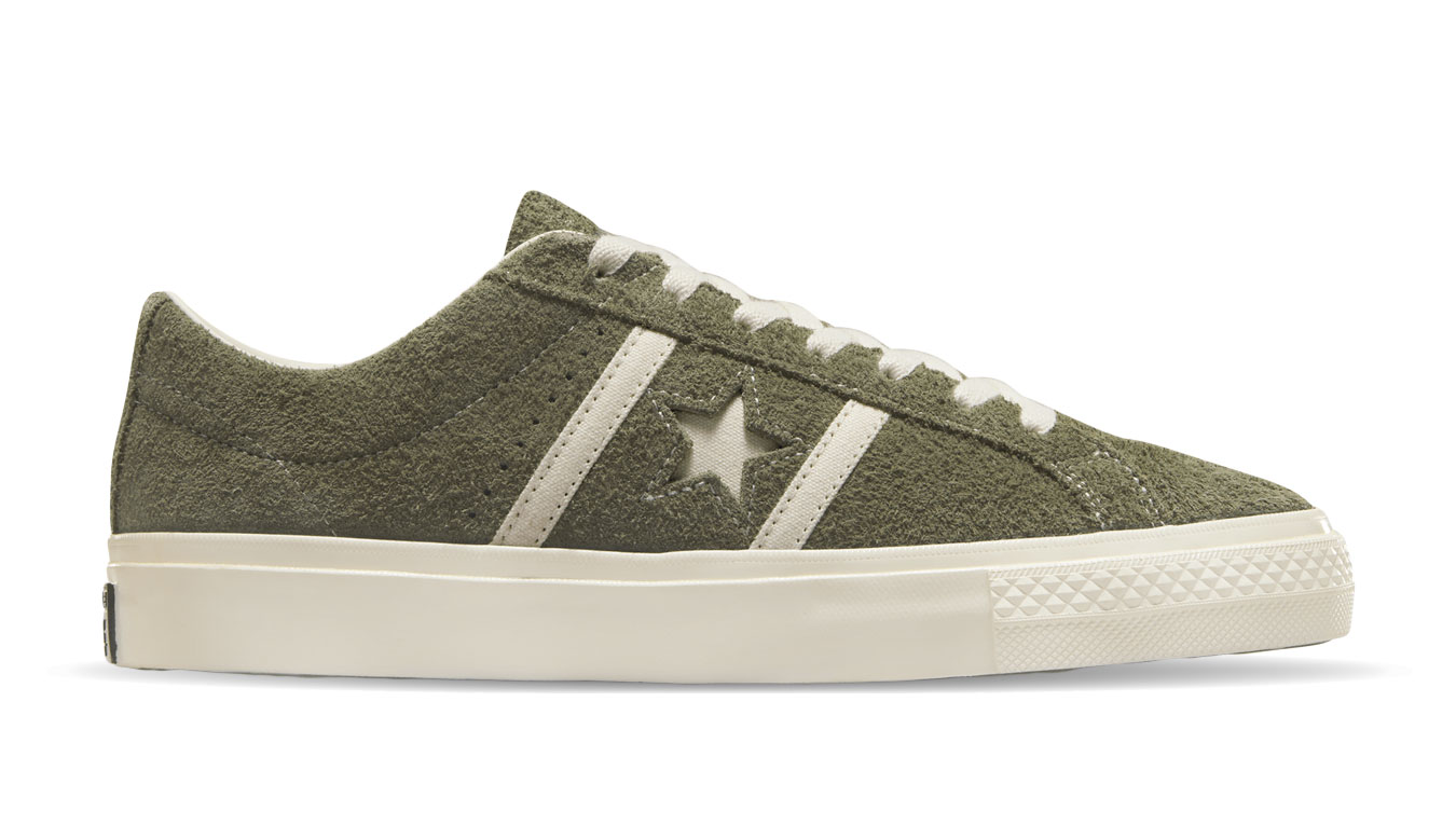 Converse One Star Academy Pro Vintage Suede - Pánské - Tenisky Converse - Zelené - A08489C - Velikost: 44.5