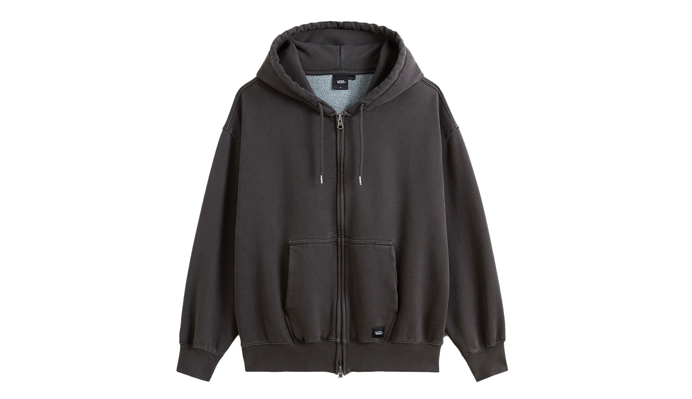 Vans LX Zip Hoodie - Pánské - Mikina Vans - Černé - VN000P98EMV - Velikost: S
