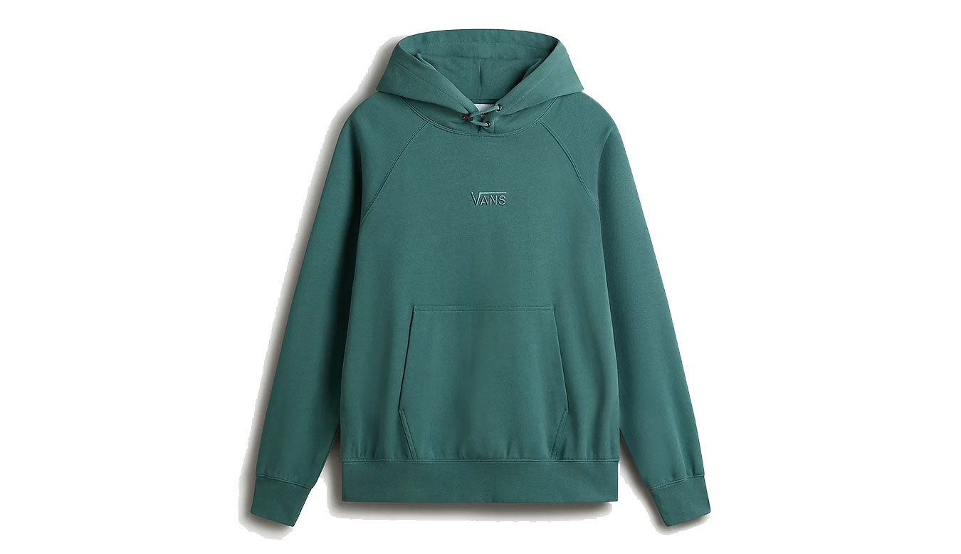 Vans Premium Hoodie Fleece Silver Pine - Pánské - Mikina Vans - Zelené - VN000GZ19Q6 - Velikost: M