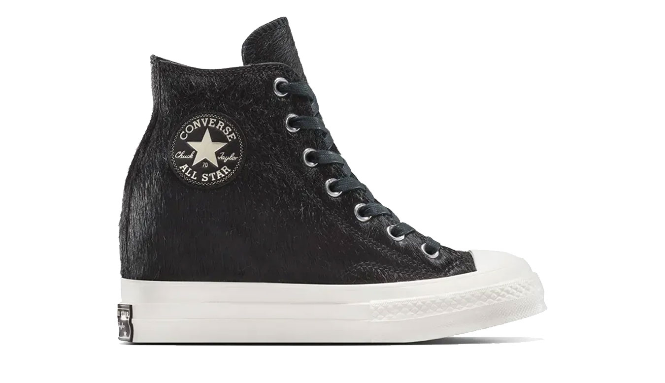 Converse Chuck 70 Wedge - Dámské - Tenisky Converse - Černé - A12561C - Velikost: 38