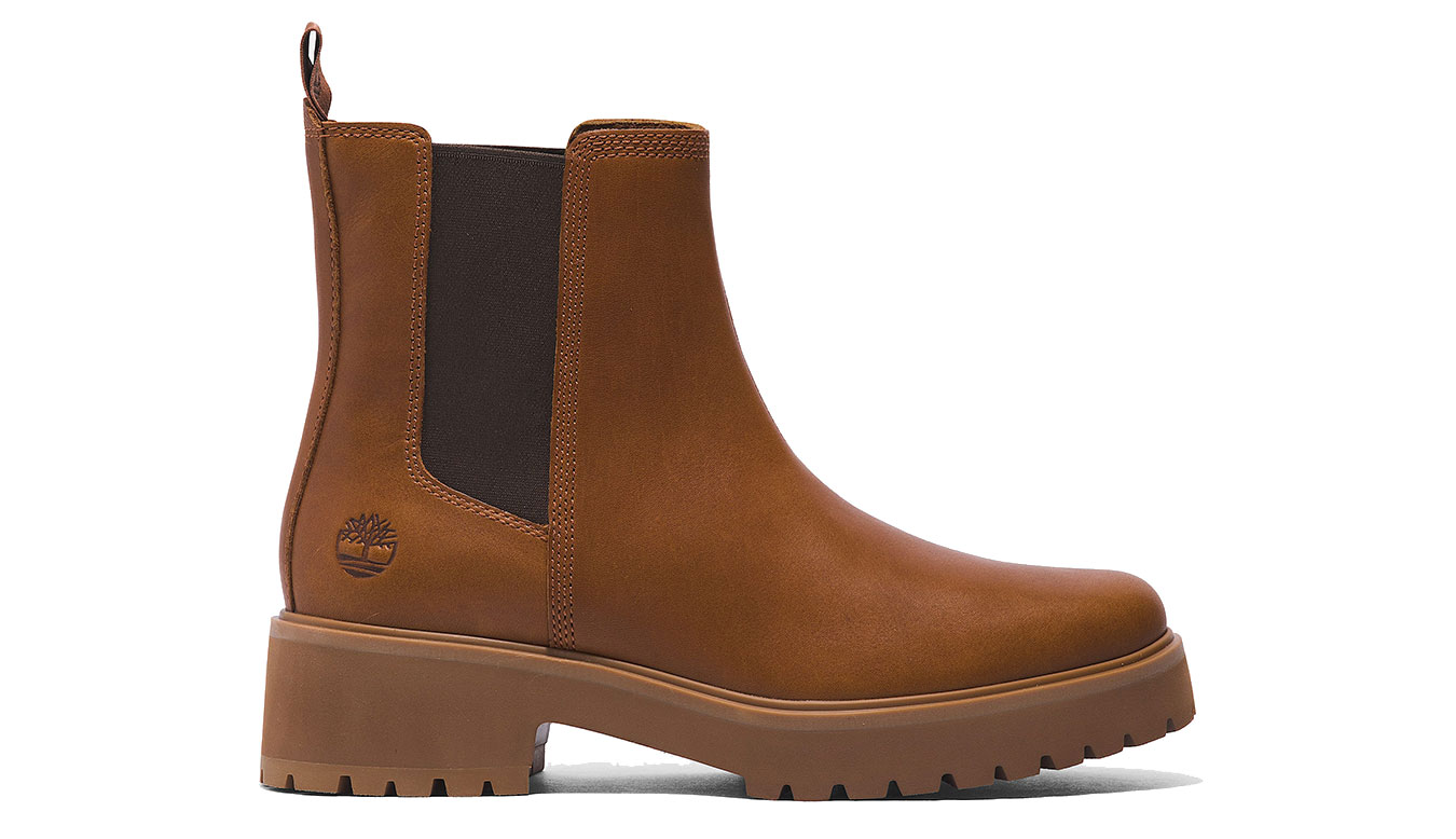 Timberland Carnaby Cool Mid Chelsea Boot Light Brown - Dámské - Tenisky Timberland - Hnědé - A41E6-RST - Velikost: 39