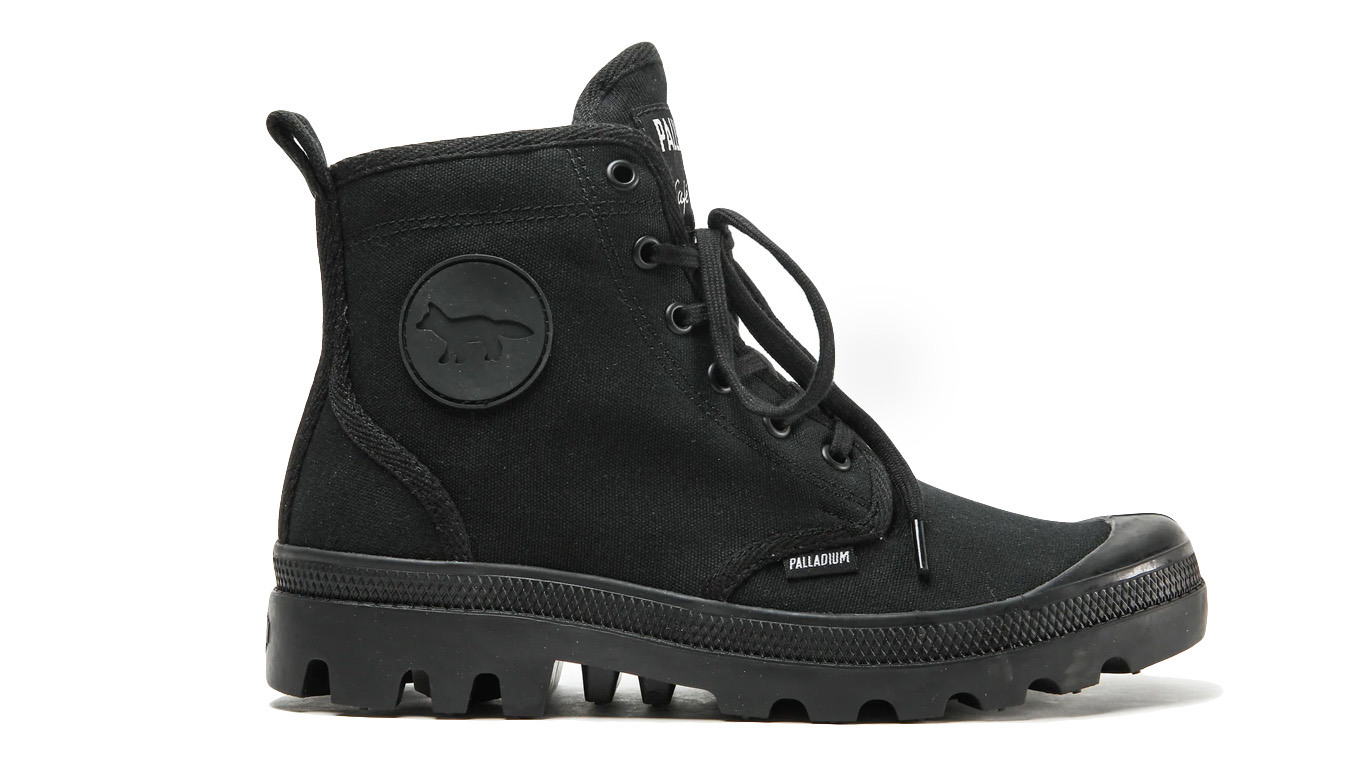 Palladium Pallabrousse x Kitsune - Pánské - Tenisky Palladium - Černé - 78454-001-M - Velikost: 39.5