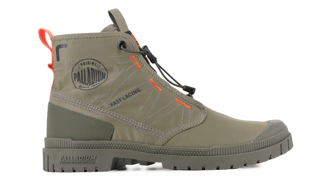 Palladium SP20 Travel Hi Dusky Green M - Unisex - Tenisky Palladium - Zelené - 74476-377-M - Velikost: 39.5