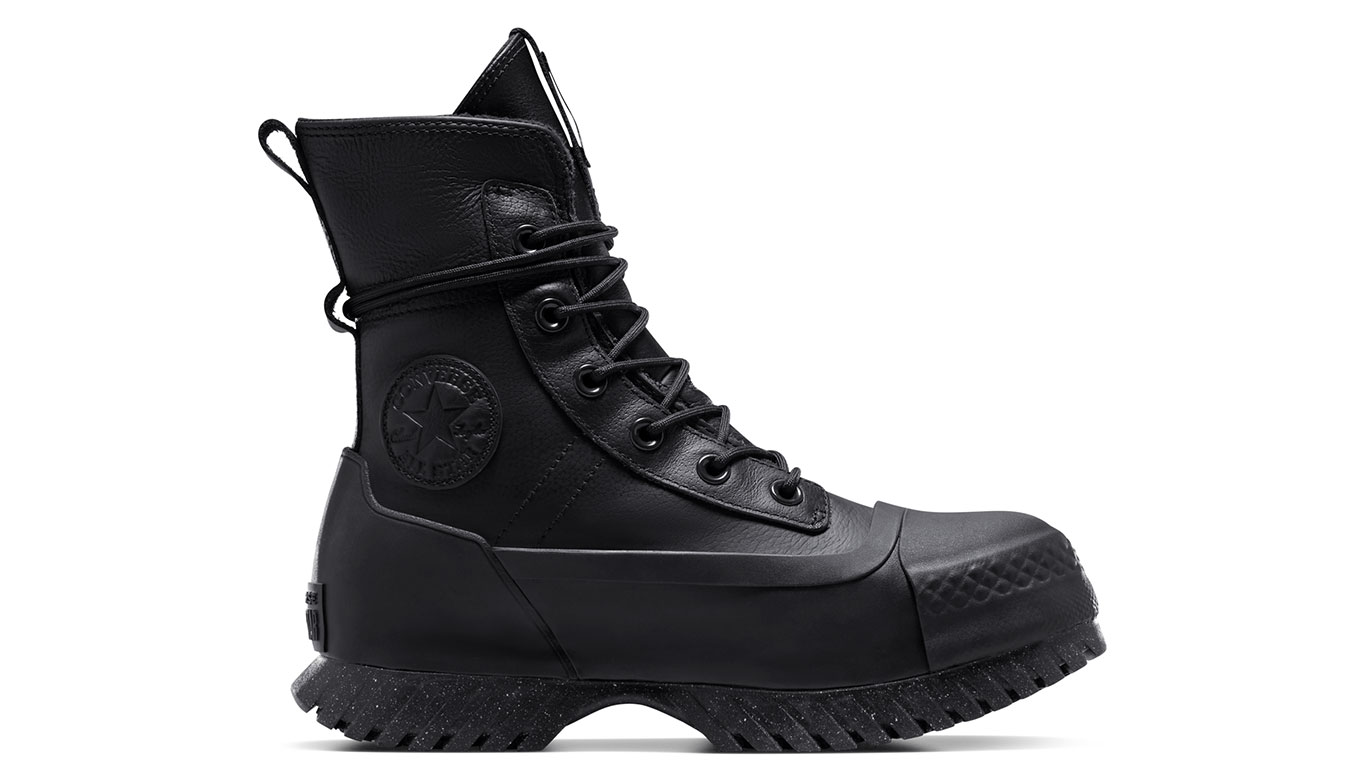 Converse Chuck Taylor All Star Lugged 2.0 XHi Waterproof Leather Platform - Unisex - Tenisky Converse - Černé - A11162C - Velikost: 36.5