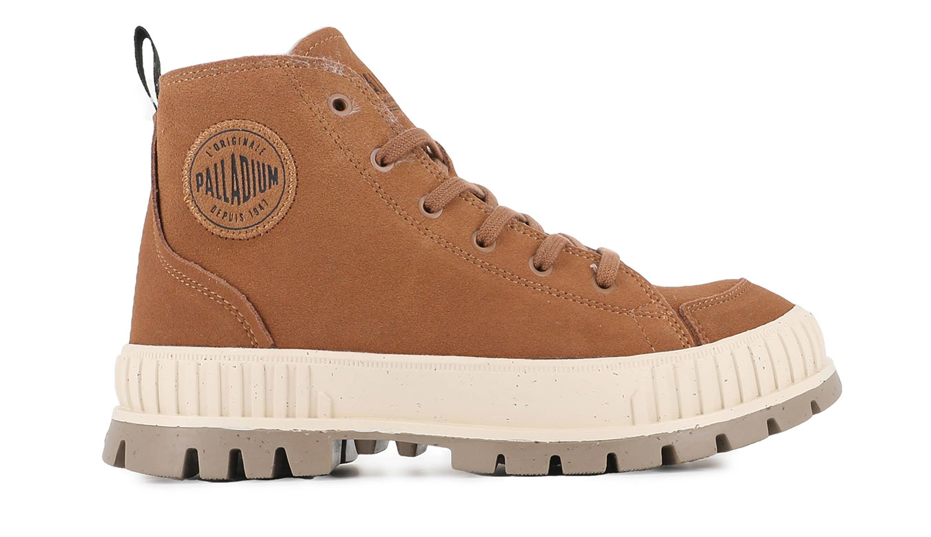 Palladium Pallashock Zip Warm 6 - Unisex - Tenisky Palladium - Hnědé - 74353-257-M - Velikost: 43