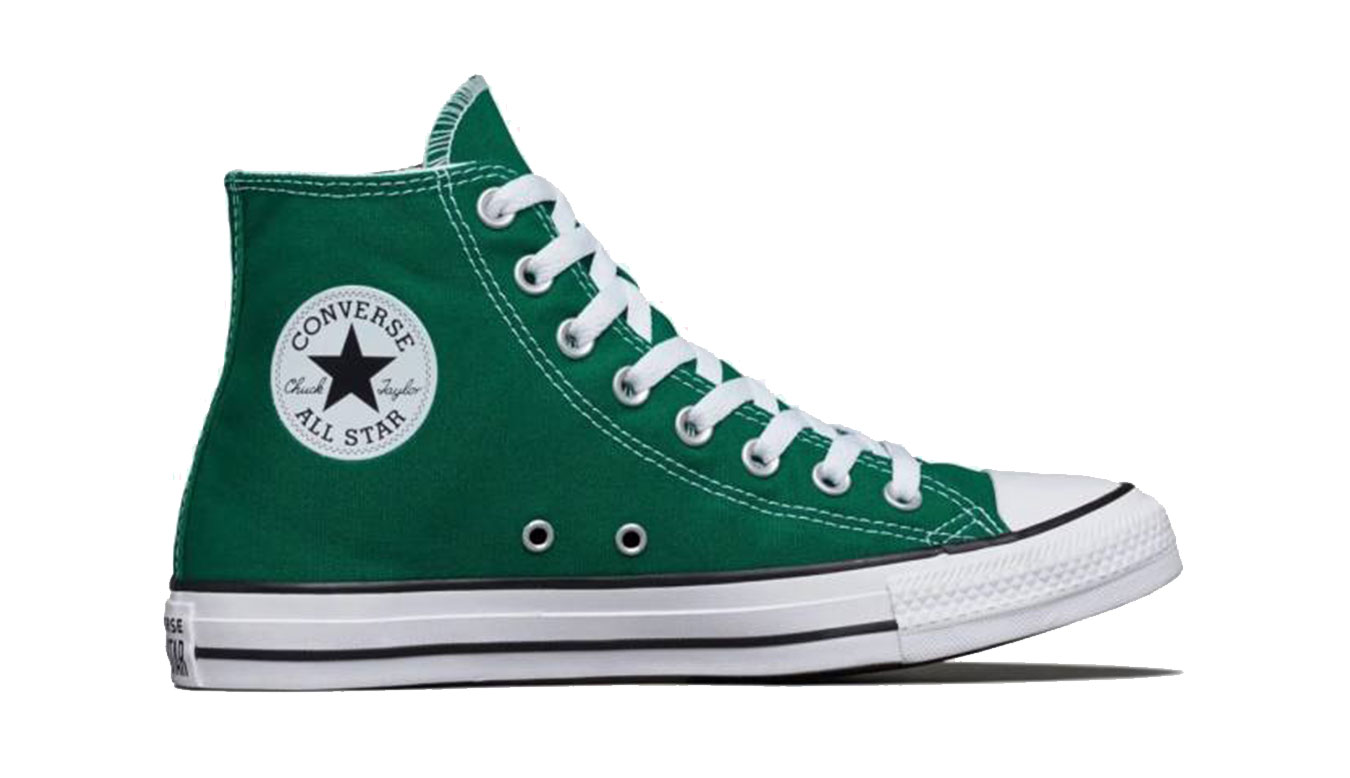 Converse Chuck Taylor All Star Hi Canvas - Unisex - Tenisky Converse - Zelené - 164027C - Velikost: 37