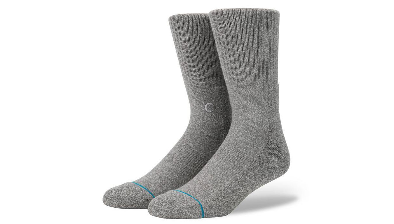 Stance Icon Grey Heather - Pánské - Ponožky Stance - Šedé - M311D14ICO-GRH - Velikost: 35-37