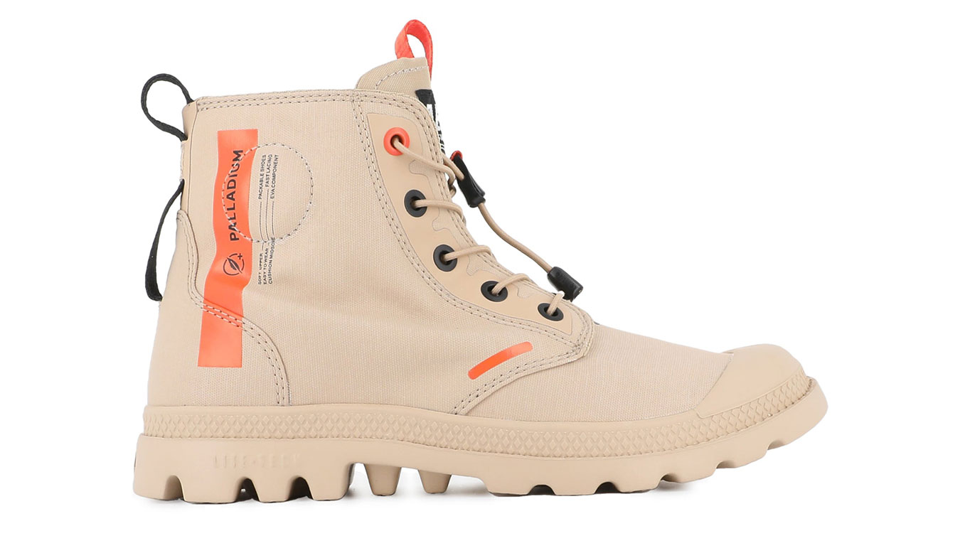 Palladium Pampa Lite Journey Warm Sand M 6 - Unisex - Tenisky Palladium - Hnědé - 79539-257-M - Velikost: 43