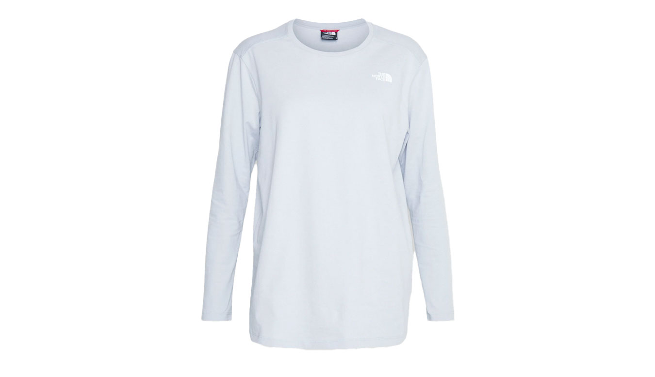 The North Face L/S W Simple Dome Tee - Dámské - Triko The North Face - Modré - NF0A3RZ6I0E - Velikost: XS