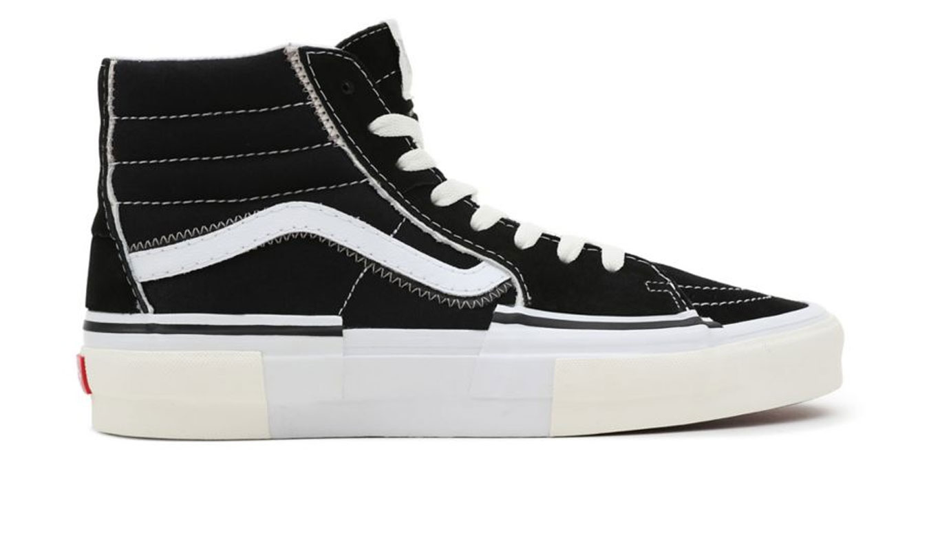 Vans SK8-Hi Reconst - Unisex - Tenisky Vans - Černé - VN0005UK6BT - Velikost: 42