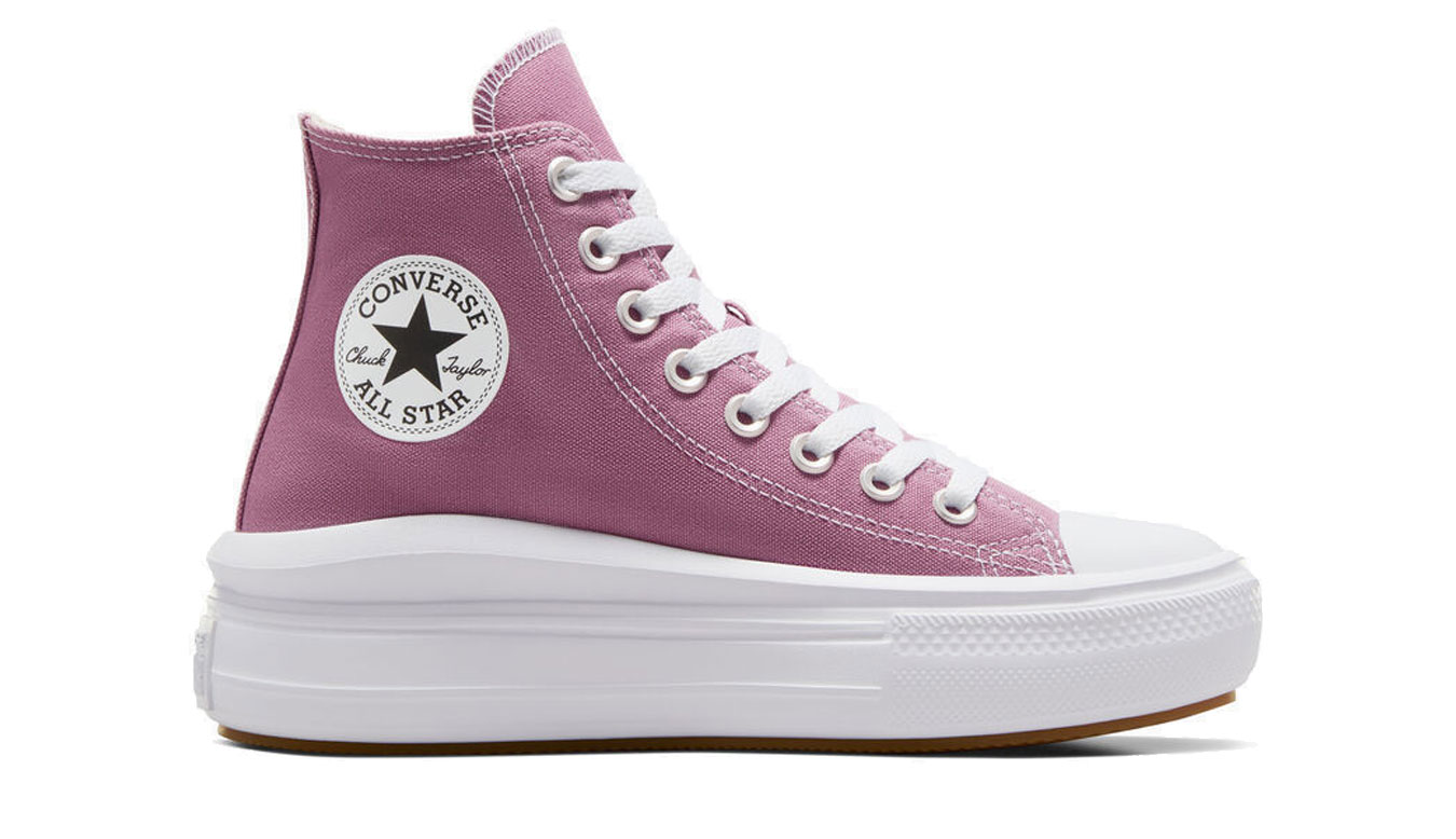Converse Chuck Taylor All Star Move Platform Seasonal Color - Dámské - Tenisky Converse - Růžové - A05477C - Velikost: 36.5