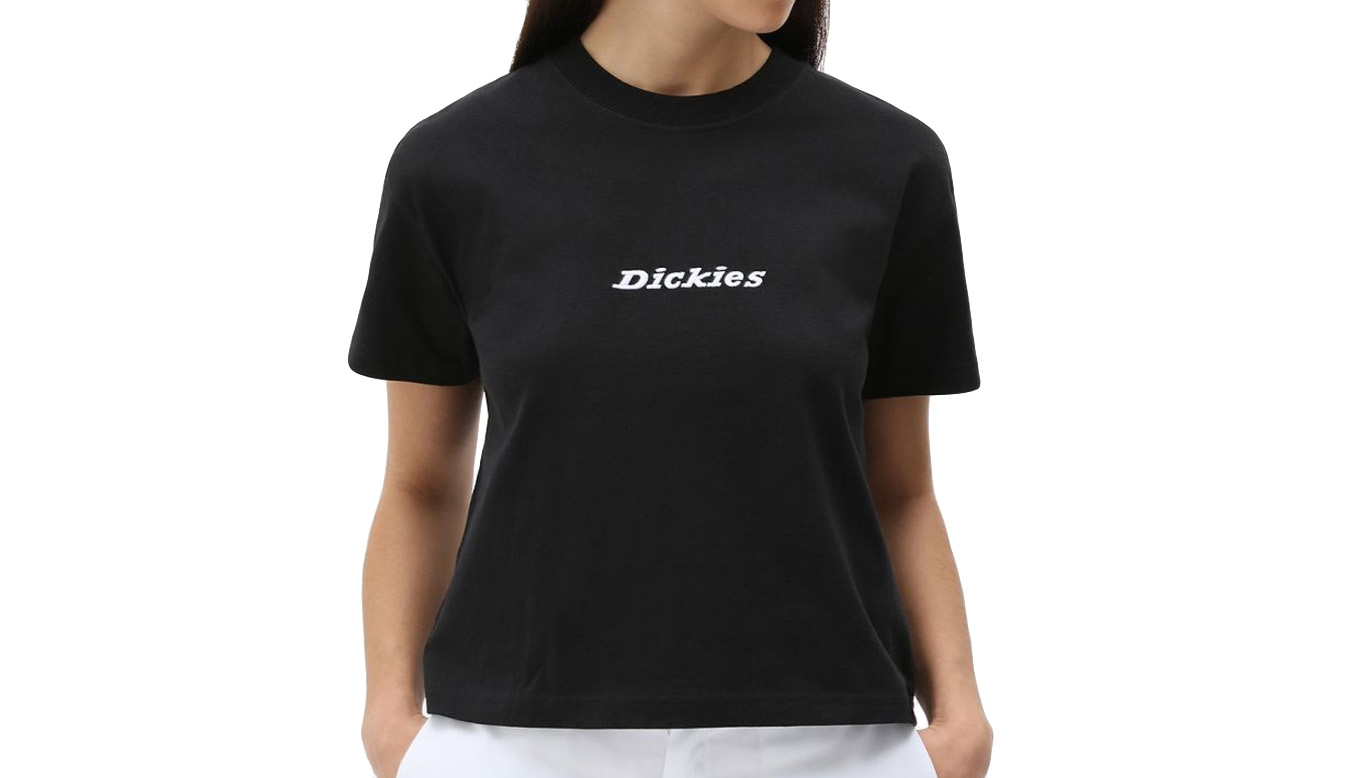 Dickies S/S Loretto W Tee Black - Dámské - Triko Dickies - Černé - DK0A4XBABLK - Velikost: M