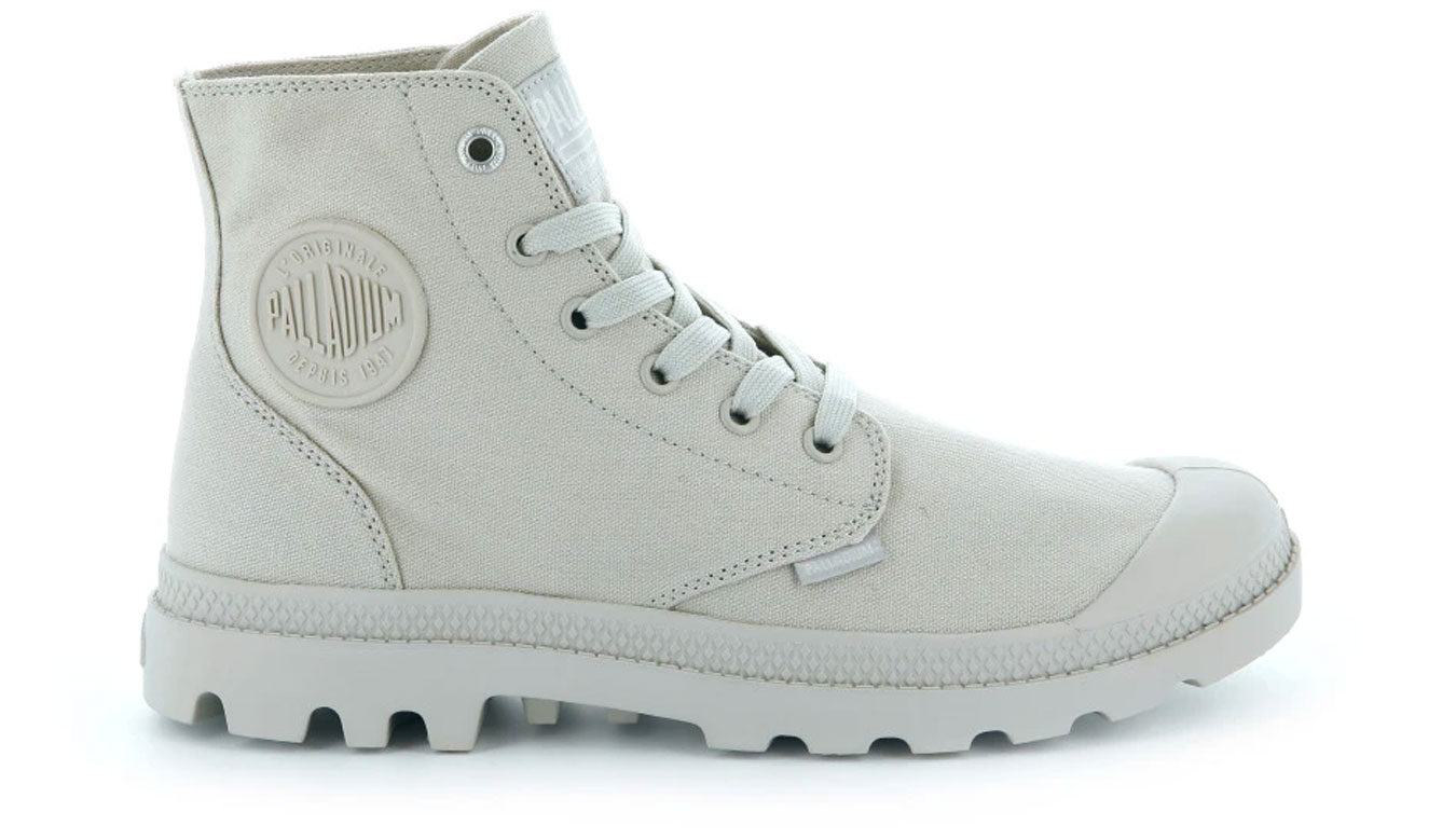 Palladium Pampa Hi Mono chrome Rainy day - Pánské - Tenisky Palladium - Šedé - 73089-056-M - Velikost: 46