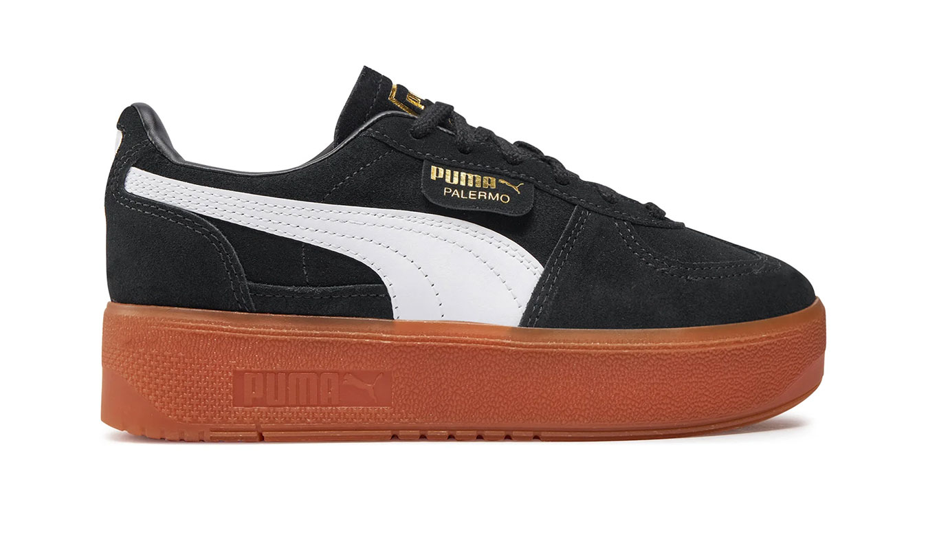 Puma Palermo Elevata W - Dámské - Tenisky Puma - Černé - 399348-01 - Velikost: 38 1/2