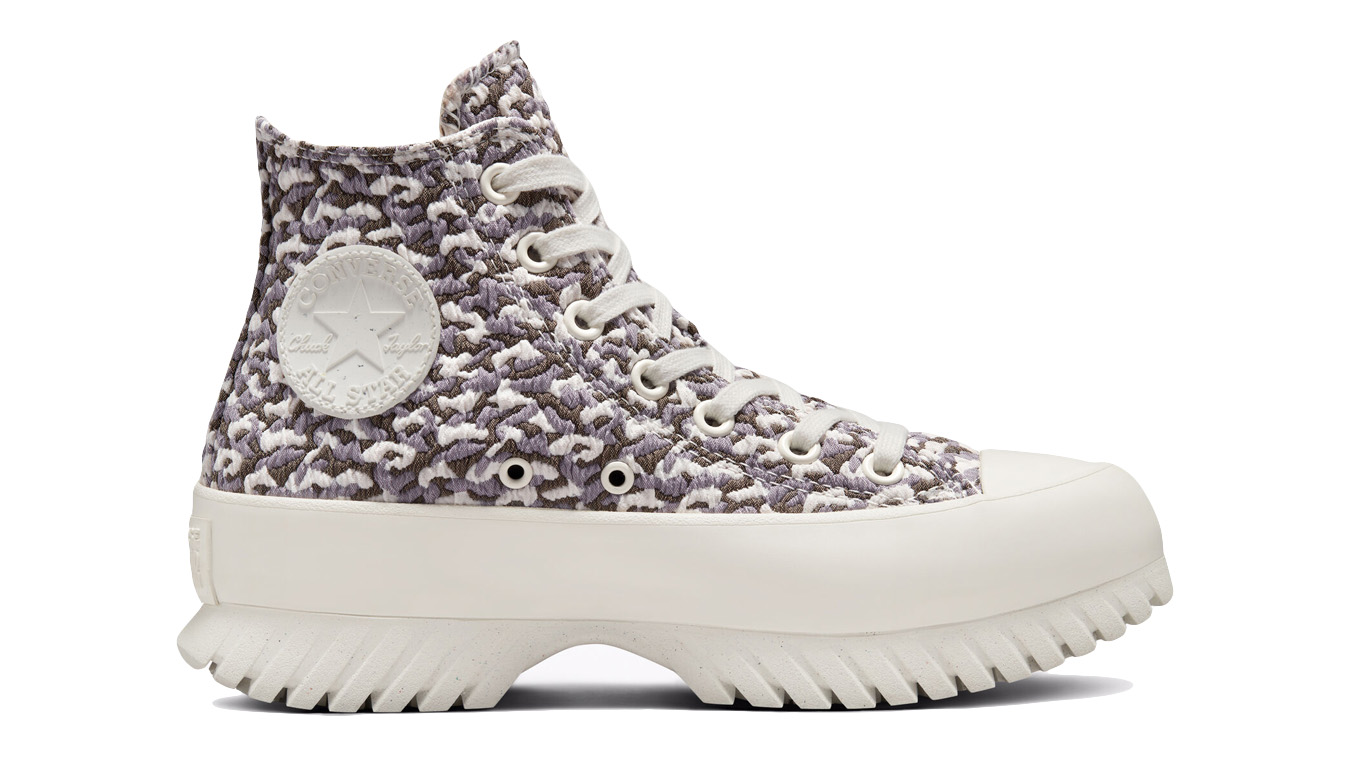 Converse Chuck Taylor All Star Lugged 2.0 Jacquard - Dámské - Tenisky Converse - Fialové - A00877C - Velikost: 39.5