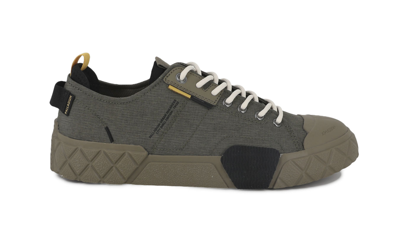 Levně Palladium Ace City Shell LO 8 - Pánské - Tenisky Palladium - Zelené - 79132-310-M