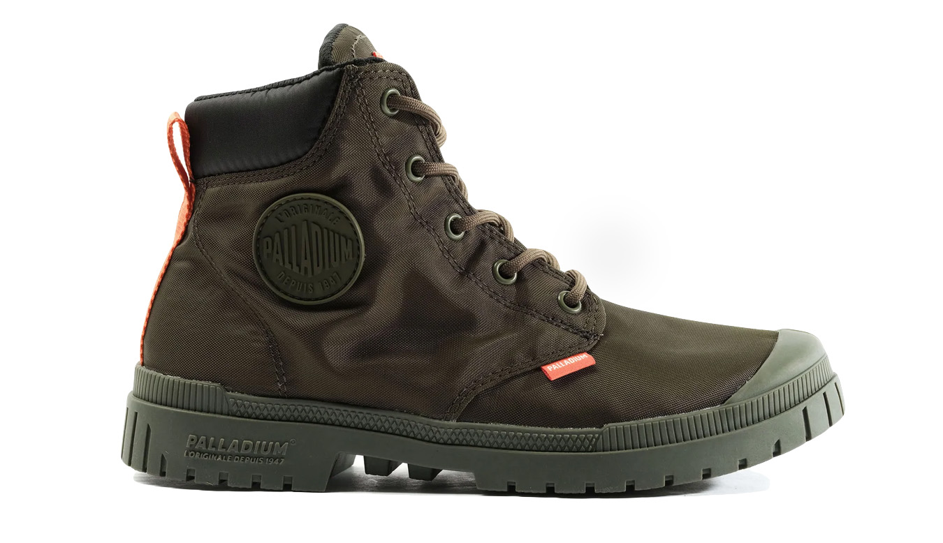 Levně Palladium Pampa SP20 Cuff Waterproof - Pánské - Tenisky Palladium - Zelené - 76835-325-M