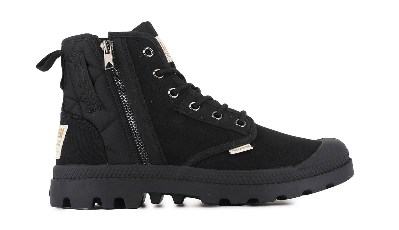 Levně Palladium Pampa Detroit Zip - Unisex - Tenisky Palladium - Černé - 79500-008-M