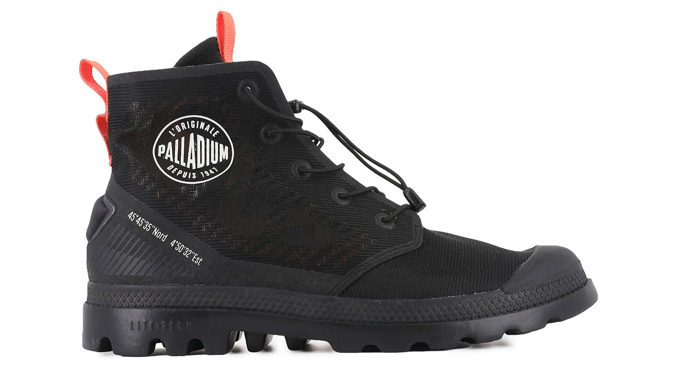 Palladium Pampa Lite Travel VT Black M - Unisex - Tenisky Palladium - Černé - 74472-008-M - Velikost: 37