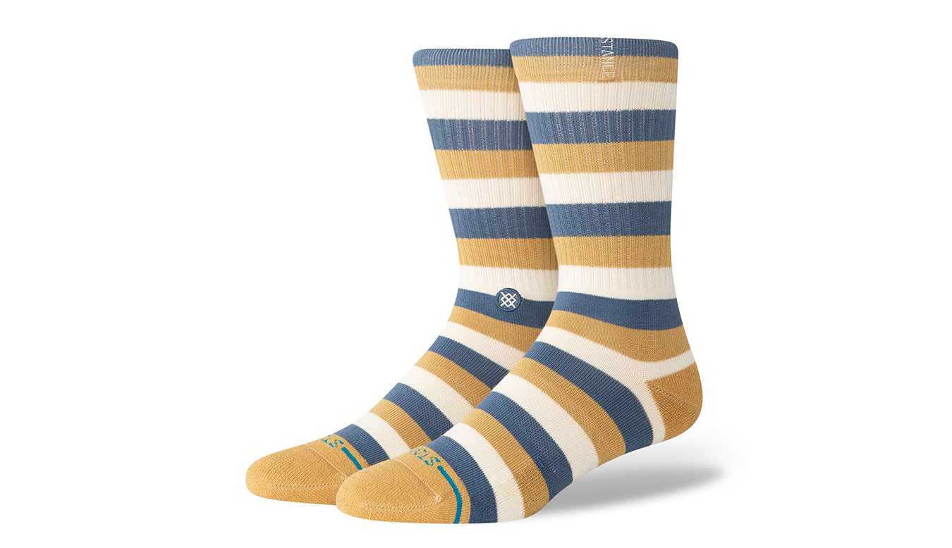 Levně Stance Hiland Crew 8,5-11,5-(L) - Unisex - Ponožky Stance - Vícebarevné - A556C25HIL-SAN