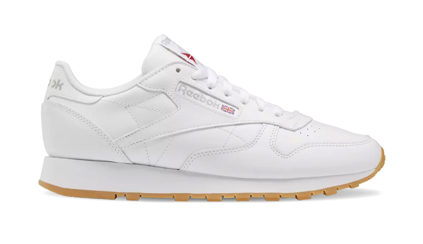 Reebok Classic Leather - Pánské - Tenisky Reebok - Bílé - 100008491 - Velikost: 36.5