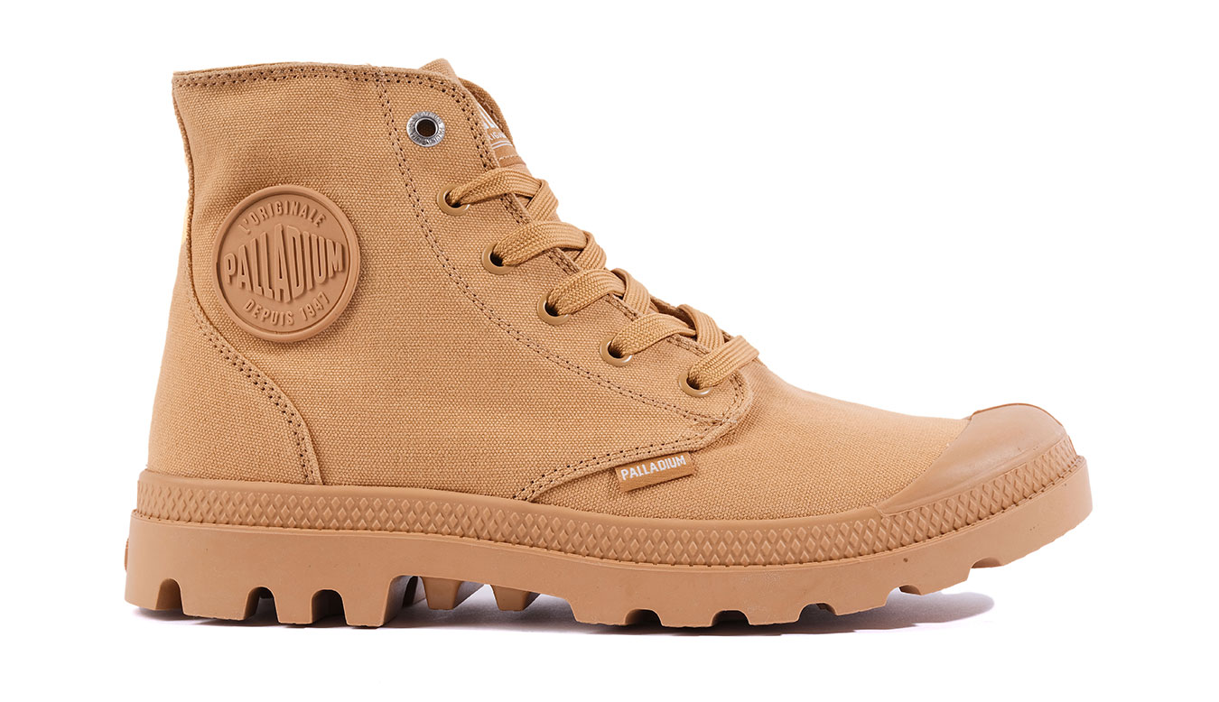 Palladium Mono Chrome Woodlin - Pánské - Tenisky Palladium - Hnědé - 73089-209-M - Velikost: 45